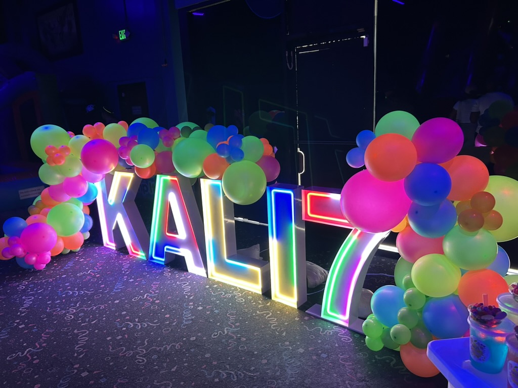 Custom LED marquee word